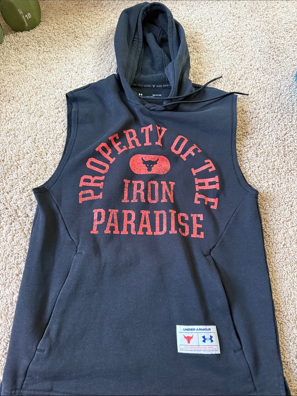 Men/Woman athletic sleeveless hoodie